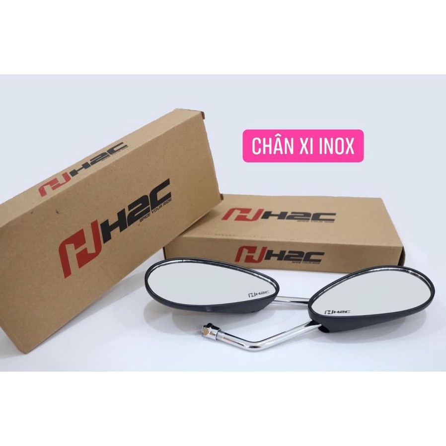 Cặp kính tai thỏ H2C Su cốt xi / Titan (kiếng chiếu hậu)_Dochoixemaynhapkhau