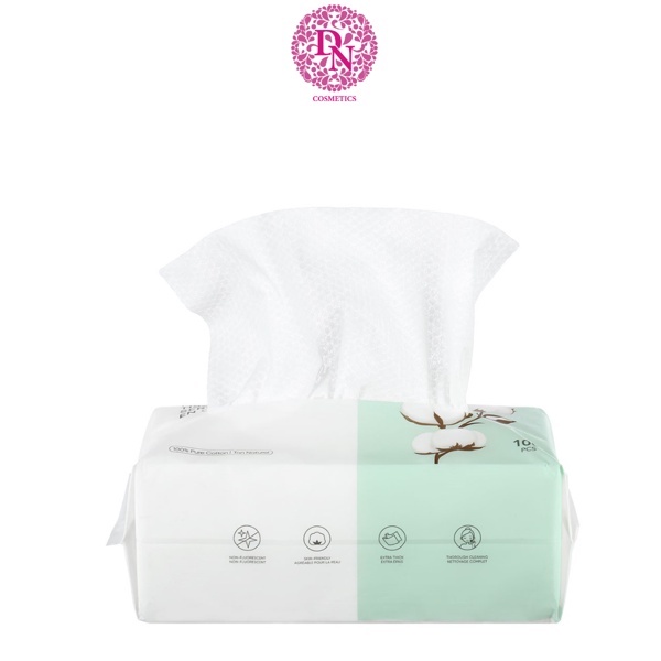 Khăn giấy tẩy trang Miniso Cotton Gói 100 tờ