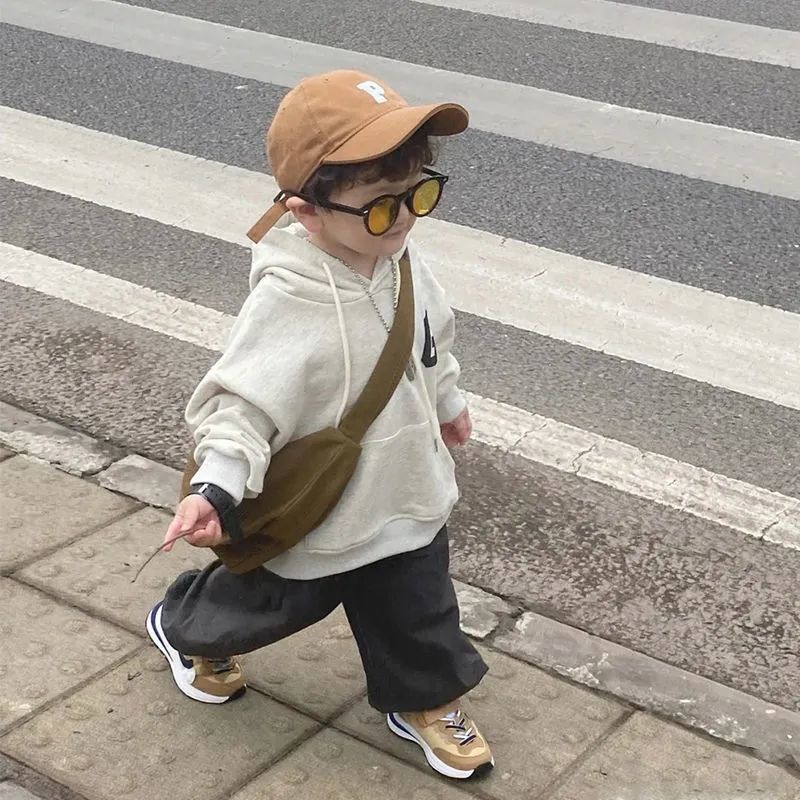 Áo Khoác Hoodie Dài Tay Phong Cách Phương Tây Thời Trang Xuân Thu Mới Cho Bé Trai Và Gái