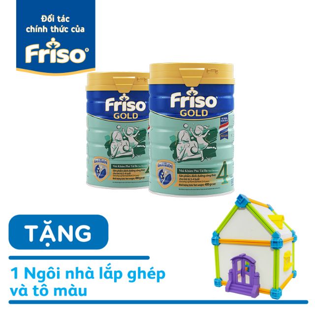 [Hà Nội] Combo 2h sữa bột Friso Gold 4 400g