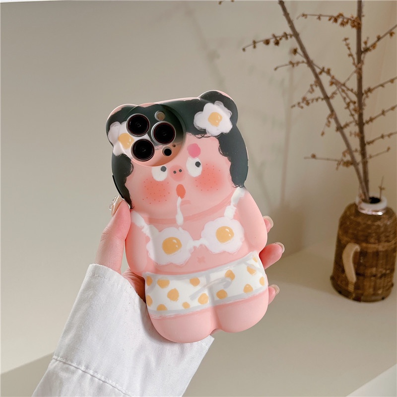 Ốp Điện Thoại Chống Sốc In Hình Cô Gái Mặc Bikini 3D Cho iPhone 14 13 12 11 Pro Max XS XR XSMAX