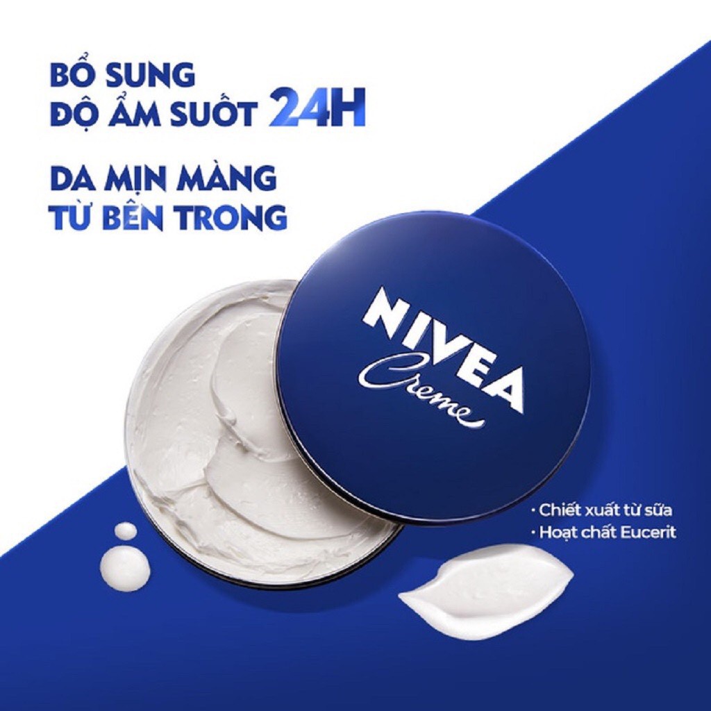 Kem dưỡng ẩm da Nivea Creame 30ml, giúp da mềm mại