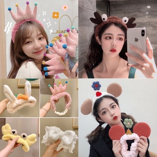 Băng đô rửa mặt bờm tai thỏ siêu cute