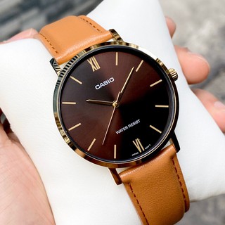 ĐỒNG HỒ CASIO DÂY DA UNISEX VT01L 40mm