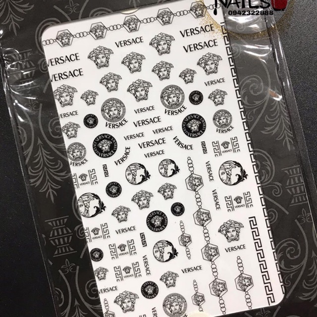 Sticker thương hiệu - Phụ kiện Nail Giá Rẻ