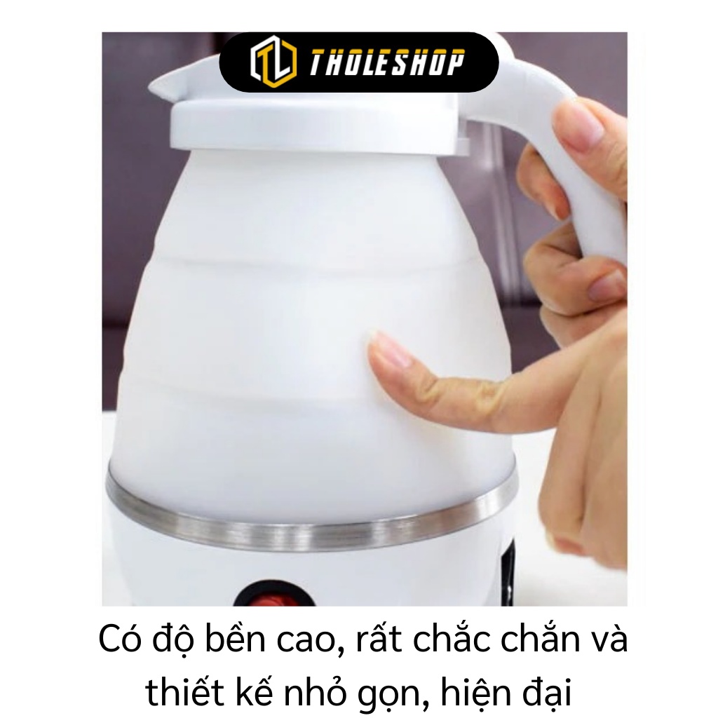 Ấm Đun Nước Mini - Nồi Nấu Nước Siêu Tóc Có Thể Gấp Gọn Tiện Lợi Cho Du Lịch 9779