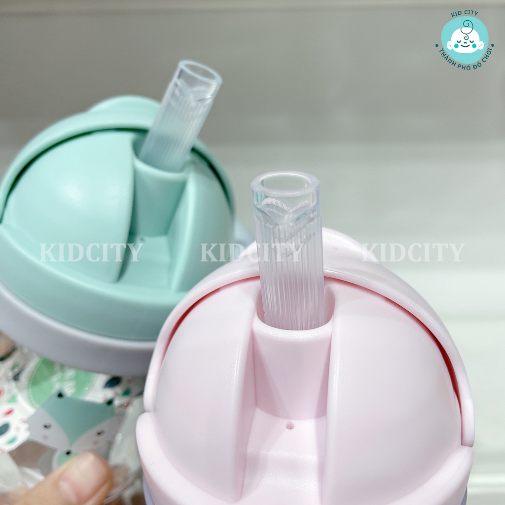 [Ảnh thật]  Bình Nước Tập Uống Cho Bé Chống Sặc Thể Tích 250ml Hình Siêu Đáng Yêu