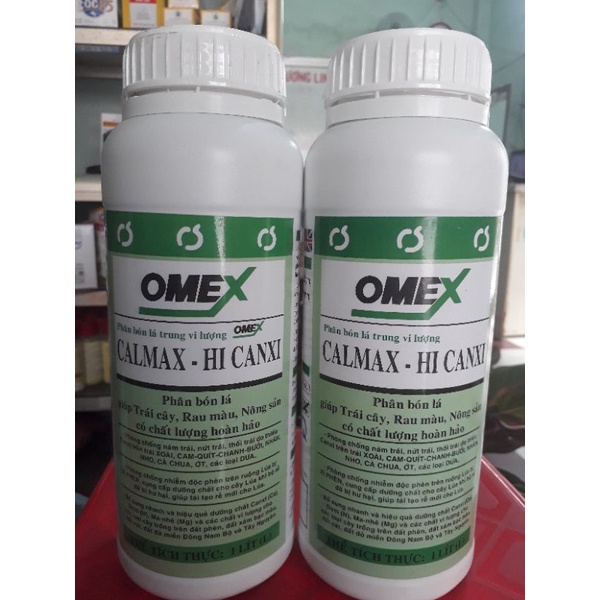 Phân bón lá Hi Canxi Omex CalMax chống nức trái ,thối trái ,nám trái (chai 1 lít )