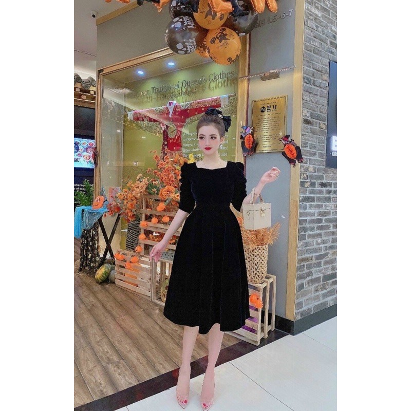 Bán sỉ váy nhung dáng xoè | BigBuy360 - bigbuy360.vn