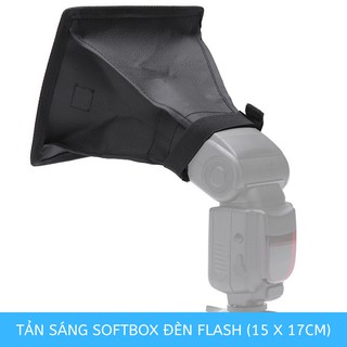 [Tặng túi đựng] 17x15 Tản sáng softbox đèn Flash