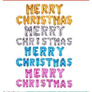 Bộ bóng chữ giáng sinh Merry Christmas