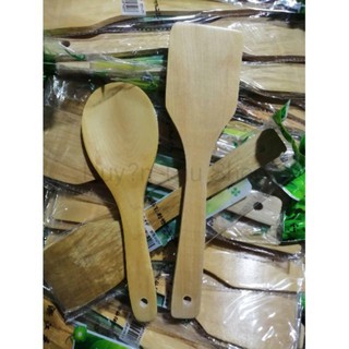 Bộ 2 chiếc muôi + xản xào gỗ