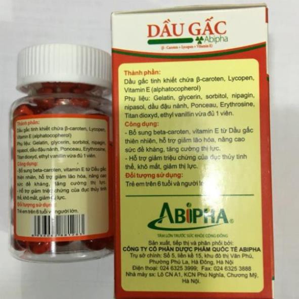 Dầu gấc DHA omega đẹp da chống lão hóa, nhức mắt ,mỏi mắt | BigBuy360 - bigbuy360.vn