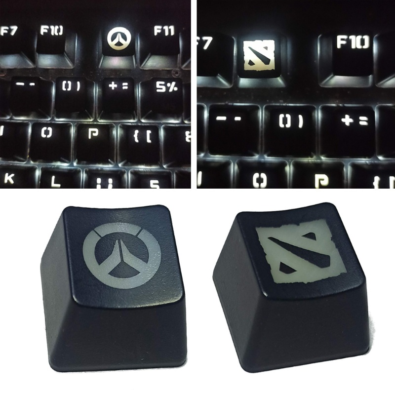 1 nắp phím cơ ABS R4 màu dạ quang DIY