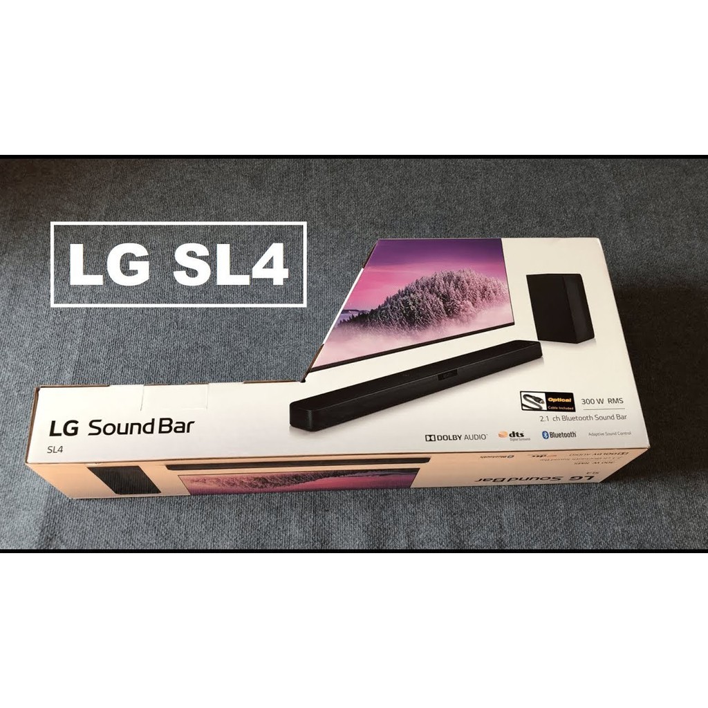 [Mã ELHACE giảm 4% đơn 300K] Loa thanh soundbar LG 2.1 SL4 300W