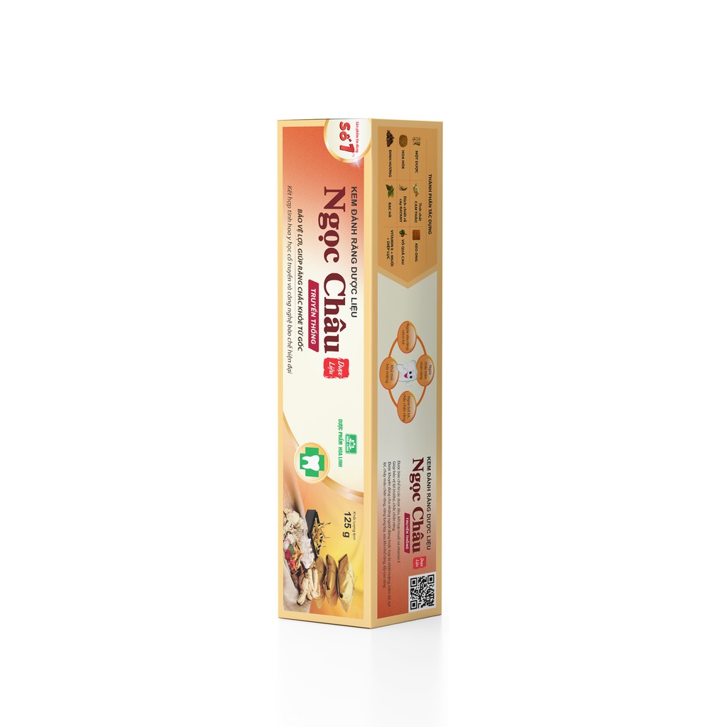 Kem Đánh Răng Dược Liệu Ngọc Châu 125gr