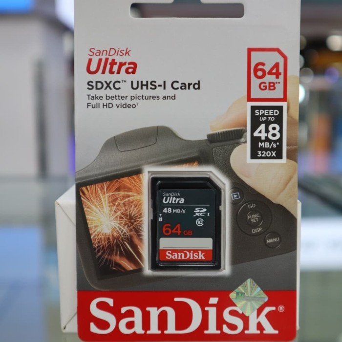 Thẻ Nhớ Sandisk Ultra Sdhc 64gb Tốc Độ 48mb | BigBuy360 - bigbuy360.vn