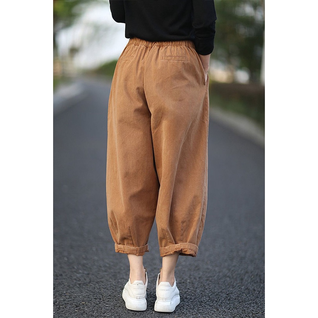 Quần lanh chống muỗi  mặc điều hoà hè thu cho bé