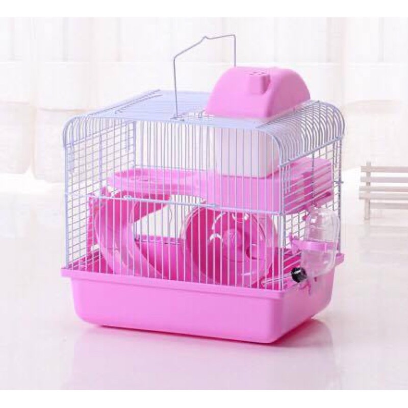 LỒNG NUÔI HAMSTER 2 TẦNG SIZE 28 X 21 X 30