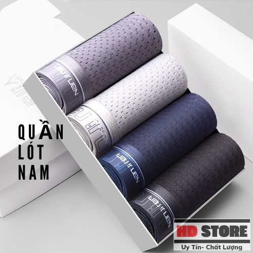 Combo 4 quần lót nam dạng lưới siêu thoáng mát, quần sịp  co dãn 4 chiều