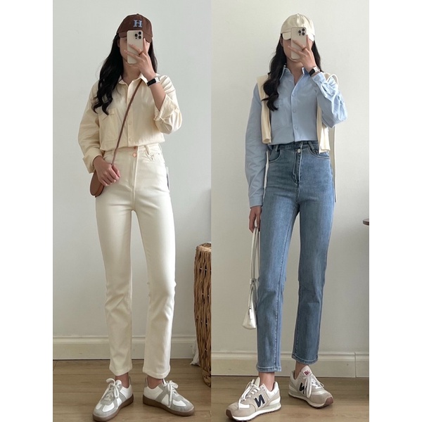 Quần jeans ống đứng (H2.9663) _ Q0120