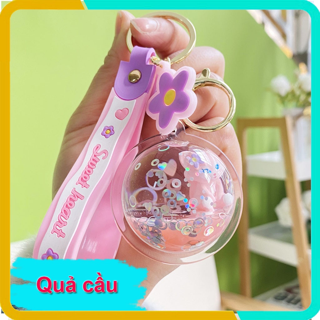 Móc Khóa Pha Lê Hình Hồ Ly, Móc Treo Trên Balo, Túi Xách, Móc Khóa Xe KP05