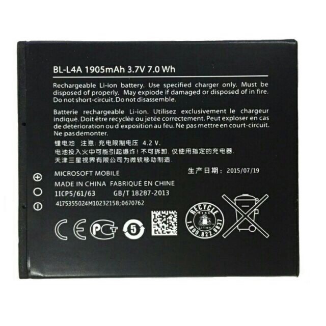 Pin nokia lumia 535 bl_4A xịn chính hãng