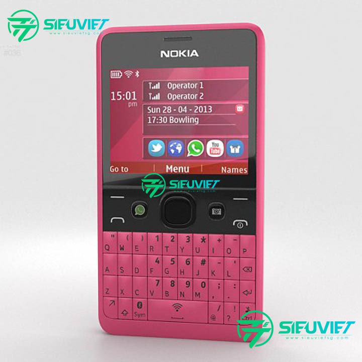 ĐIỆN THOẠI NOKIA ASHA 210 2 SIM 2 SÓNG CHÍNH HÃNG
