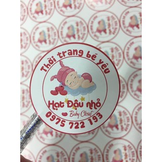 Xưởng in tem nhãn giá rẻ theo yêu cầu ( inbox nhận báo giá)