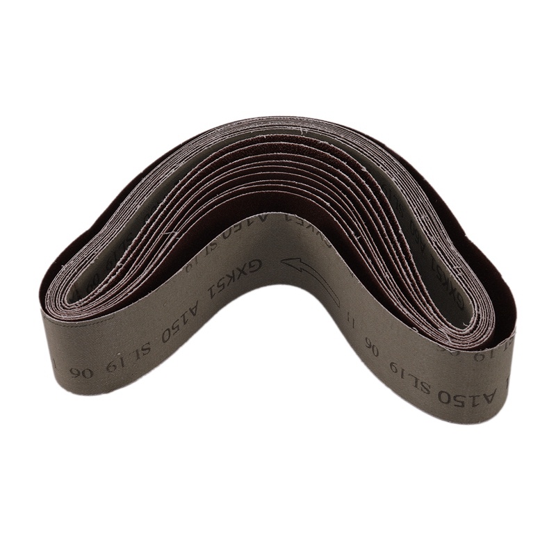 Set 10 Đai Giấy Nhám 60 / 120 / 150 / 240 Grit 50X686 Mm