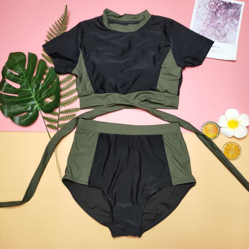 Bikini Nữ Hai Mảnh Aó Crop Freesize BHV022 | BigBuy360 - bigbuy360.vn