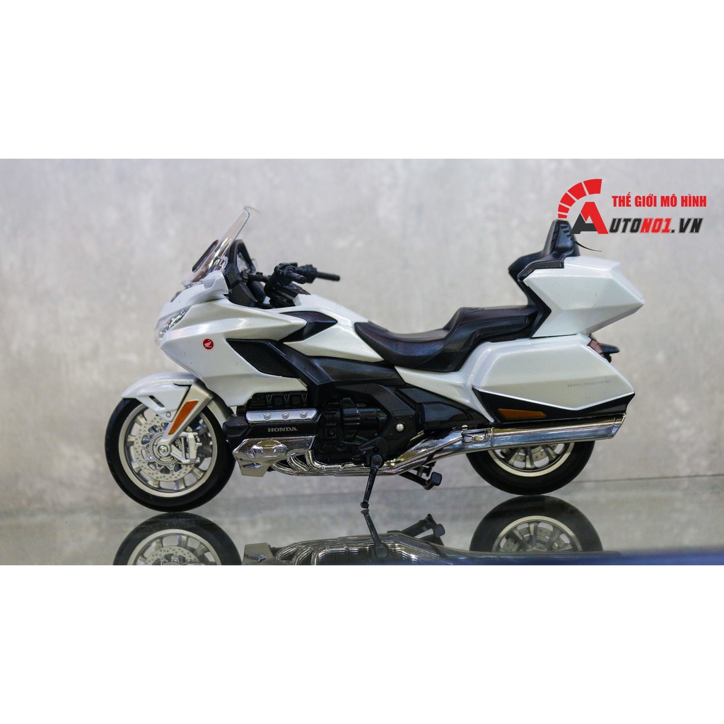 MÔ HÌNH XE HONDA GOLDWING 2020 WHITE 1:12 WELLY 7488