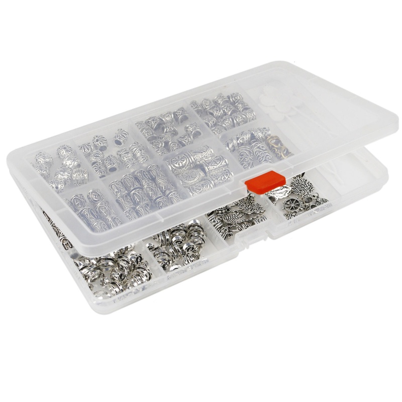 Sa Set 106 Hạt Xâu Chuỗi Hình Đầu Lâu Trang Sức