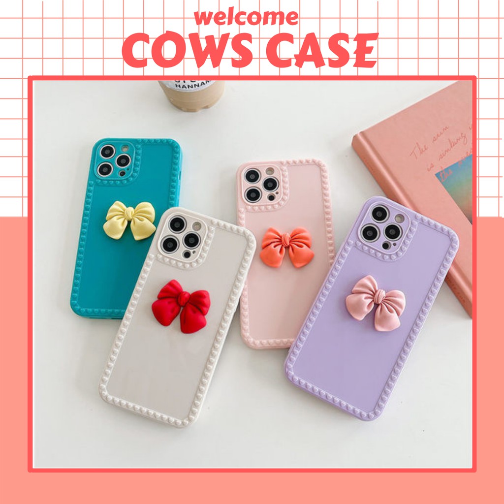 Ốp iphone gắn Nơ dành cho Iphone XS Max/11/11Pro Max/12Pro/12Pro Max | BigBuy360 - bigbuy360.vn