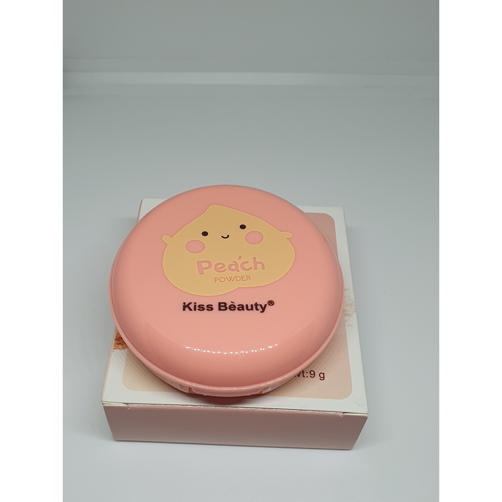 Phấn Phủ Dạng Nén Kiềm Dầu Hương Đào KissBeauty