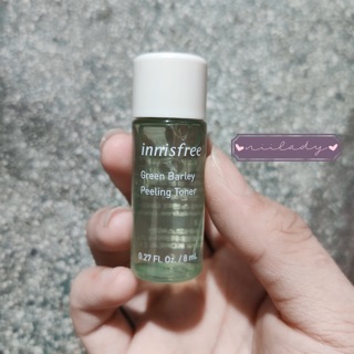 (Mini 8ml) Nước cân bằng Innisfree Green Barley Peeling Toner