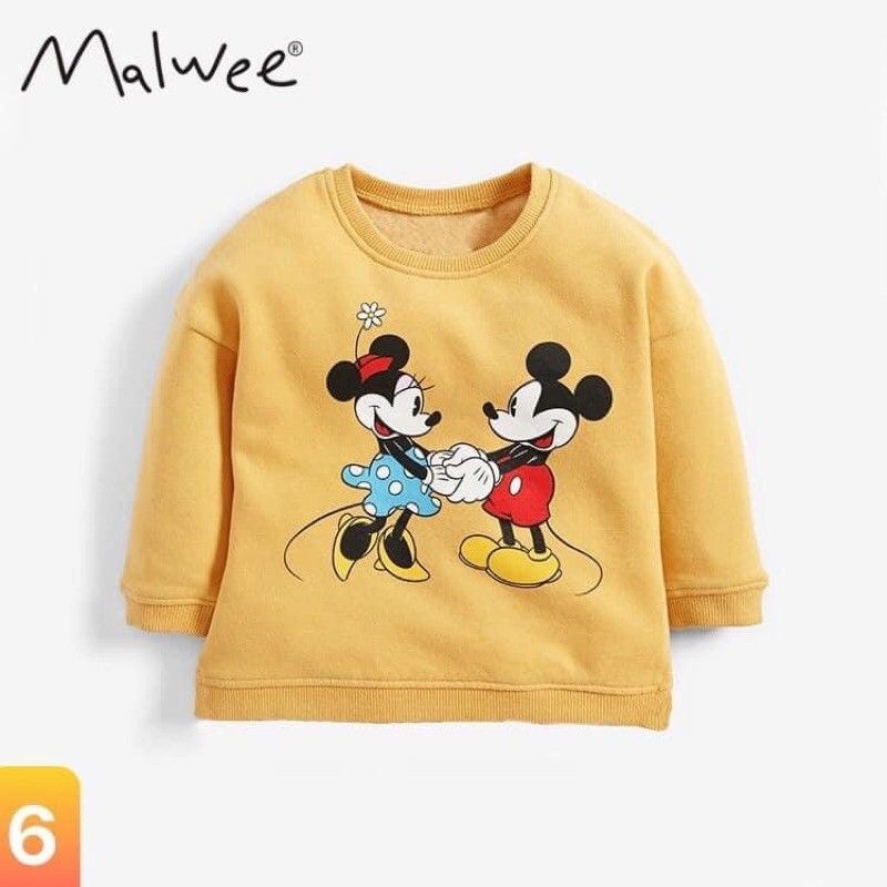 Áo nỉ Malwee họa tiết Mickey