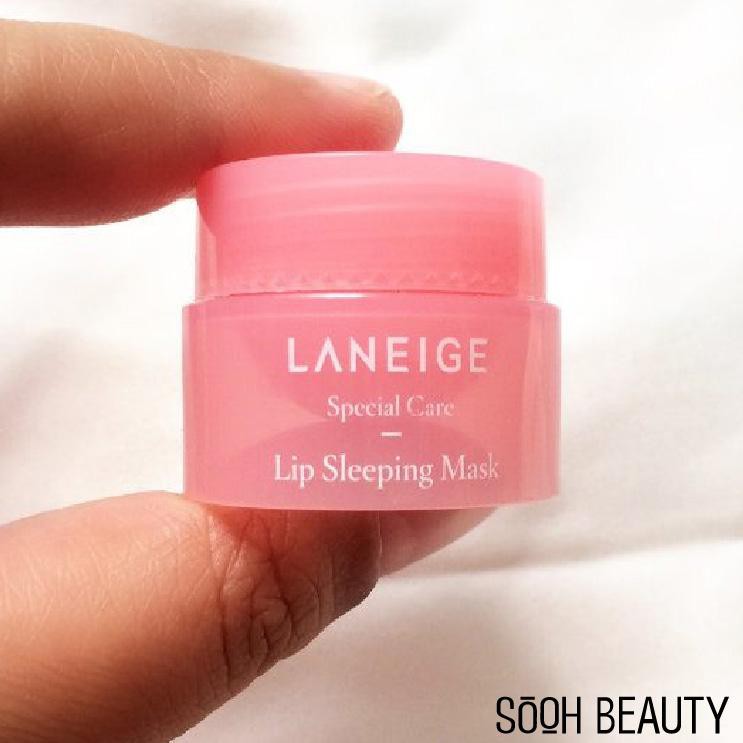 Laneige (Hàng Mới Về) Mặt Nạ Ngủ Cho Môi Kích Thước Mini Tiện Dụng Khi Đi Du Lịch