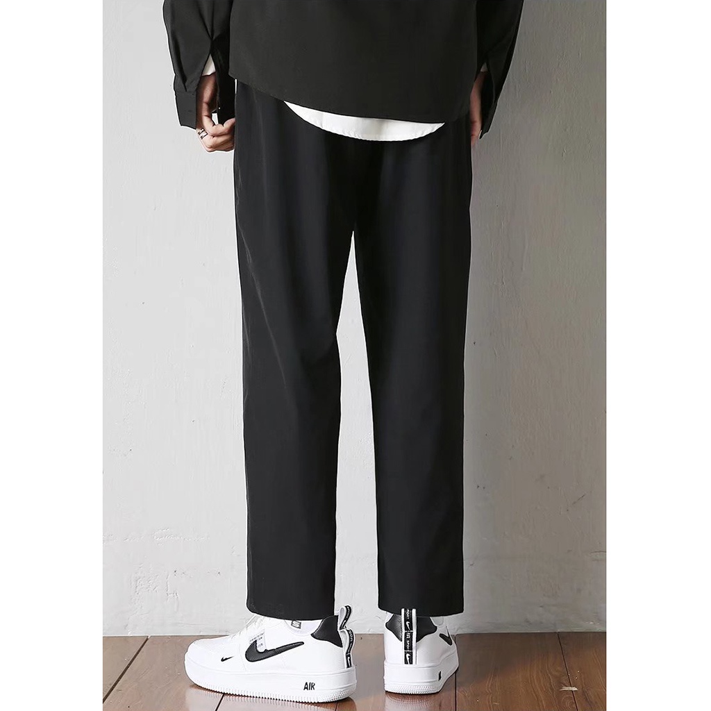 Quần Dài Nam Nữ Thể Thao Thoáng Mát Basic Unisex Kiểu quần gió phong cách đường phố Leevin Store