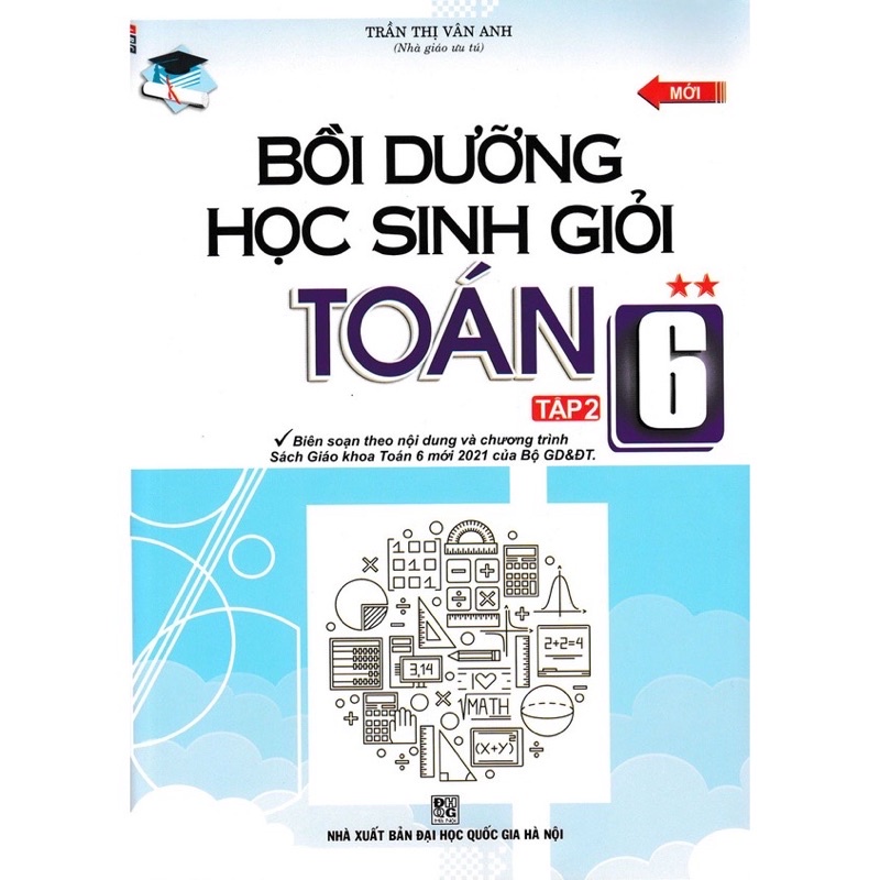 Sách - (Combo 2 tập) Bồi Dưỡng Học Sinh Giỏi Toán Lớp 6