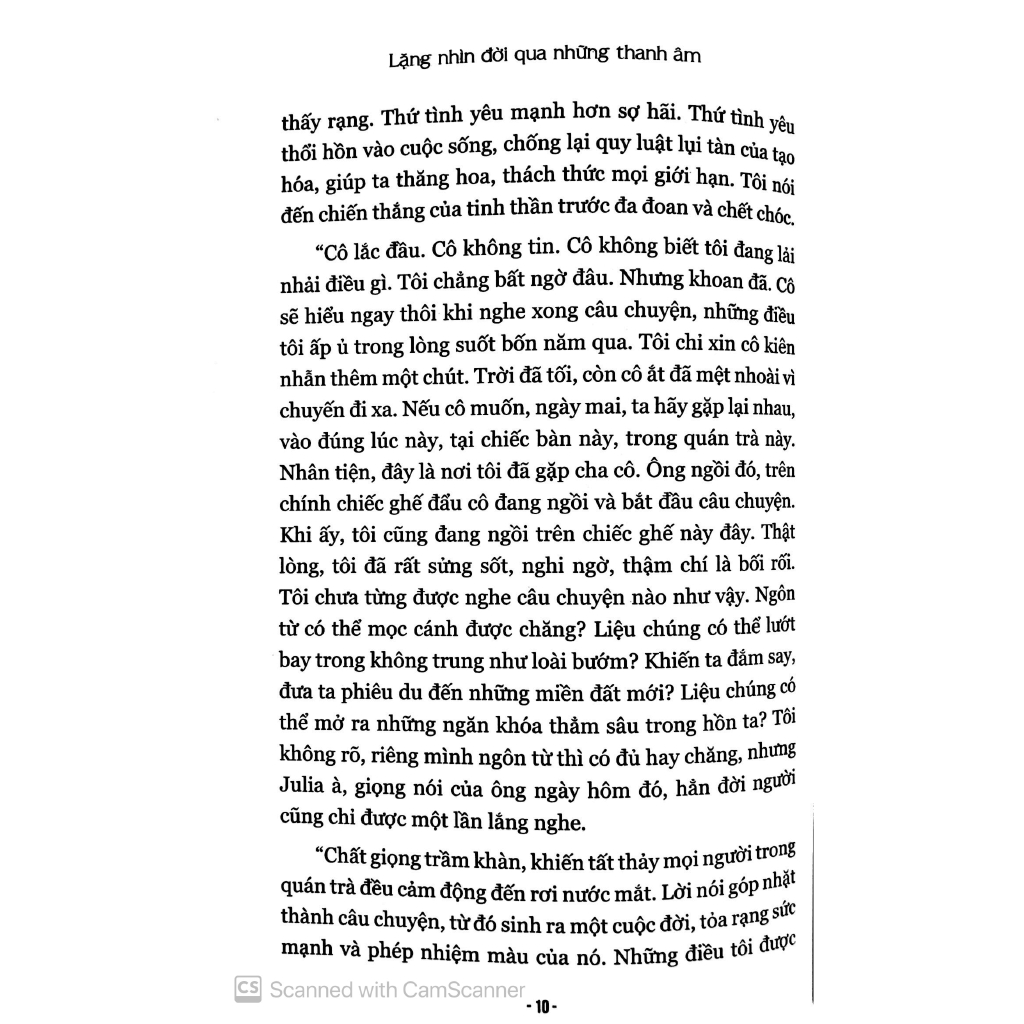 Sách - Lặng Nhìn Đời Qua Những Thanh Âm