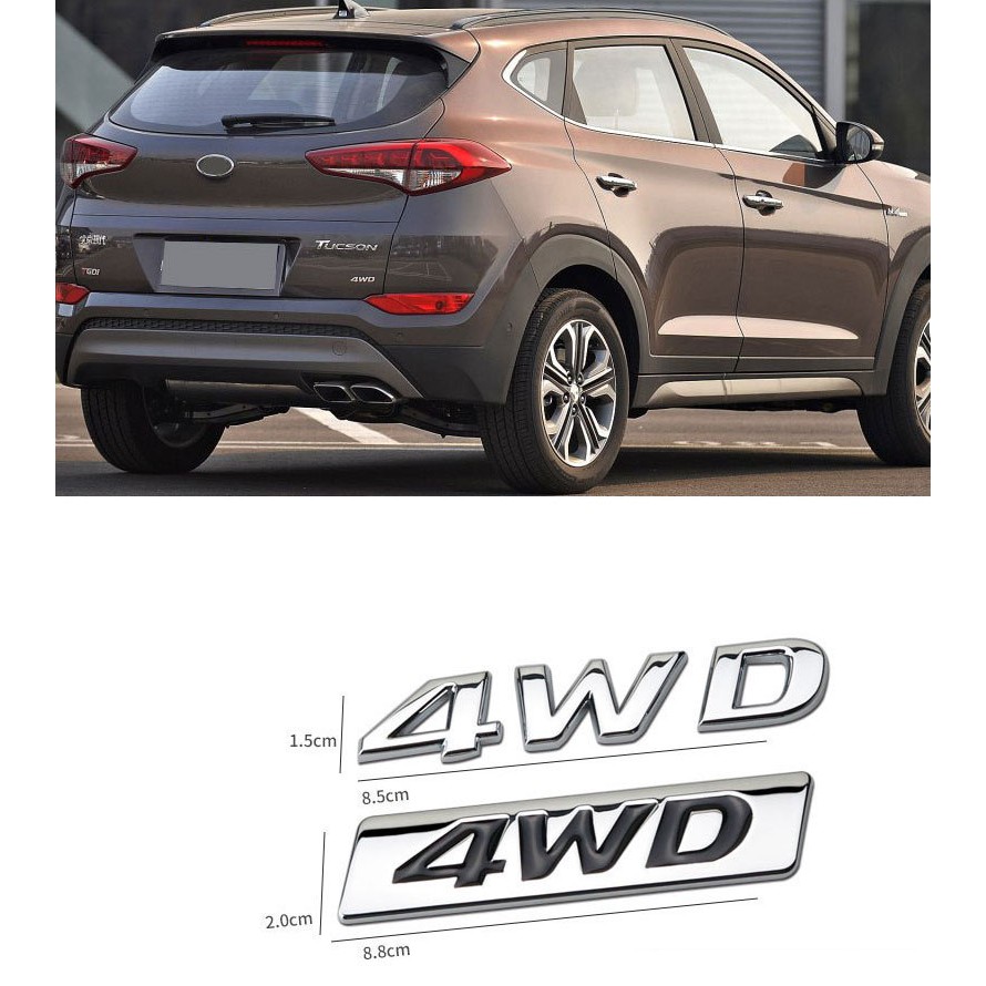 Tem Decal Logo 4wd Dán Xe ô Tô MS-110