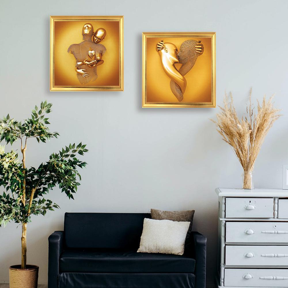 Tranh Vải Bạt Treo Tường In Hình Tình Nhân Trang Trí Nhà Cửa|Áp Phích In Áp Phích Nghệ Thuật