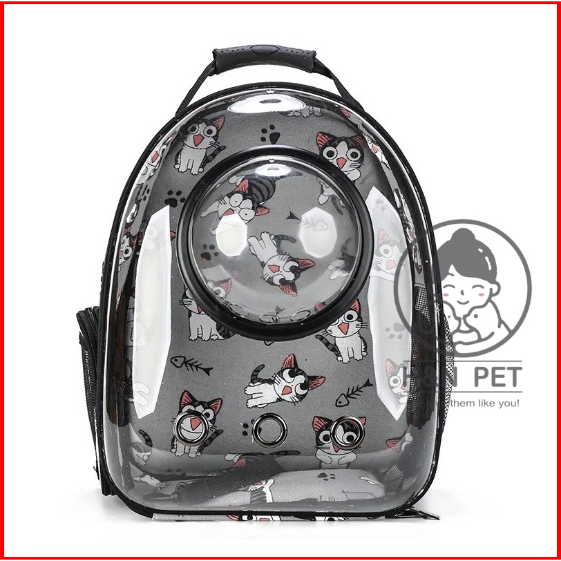 [Rẻ Hơn Hoàn Tiền]Balo Phi Hành Gia Trong Hoạt HìnhDành Cho Thú Cưng Dưới 7kg Chất Liệu Cao Cấp H&amp;N PET