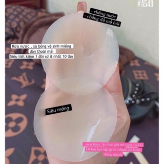 1 Đôi Dán Nhũ Hoa Tàng Hình Sinicone Siêu Mỏng