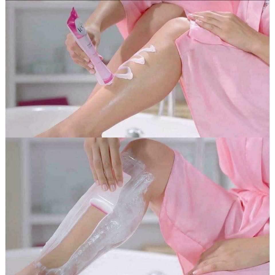 Kem Tẩy Lông Veet Hair Removal Cream Silk &amp; Fresh 100ml (Sensitive/ Normal/ Dry Skin)