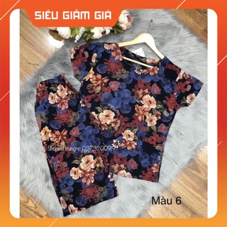 SALE Bộ lanh trung niên cho mẹ - Bộ mặc nhà trung niên lanh tole Gia Huy ống sớ rộng lửng cho người già người lớn tuổi I