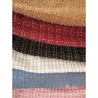 Vải đẹp Dạ TWEED may quần áo váy vest thu đông