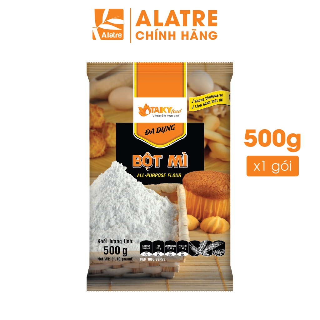 500g Bột Mì Đa Dụng TÀI KÝ - Hàng Chính Hãng, Date Mới Nhất!