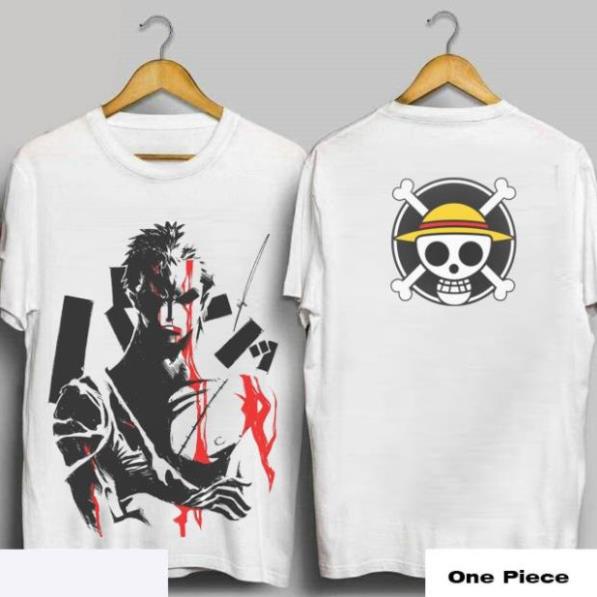 [ HOT ] Áo Thun One piece  ANZO306 | Áo Thun ZoRo | Áo One piece Zoro tay ngắn
